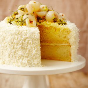 Coconut & Lychee Cake